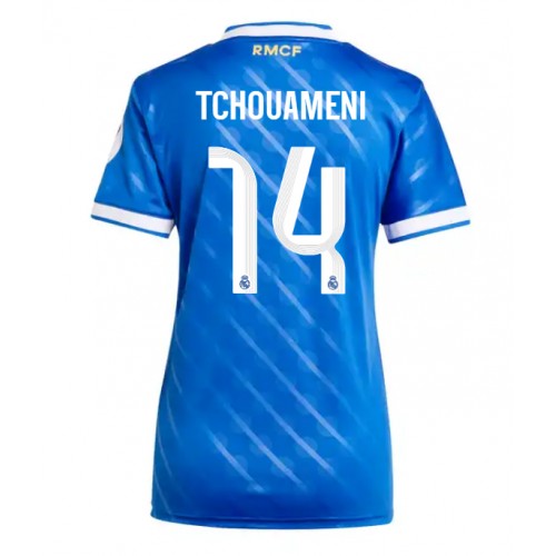 Real Madrid Aurelien Tchouameni #14 Tredjetröja Dam 2025-26 Kortärmad Real Madrid Aurelien Tchouameni #14 Tredjetröja Dam 2025-26 Kortärmad